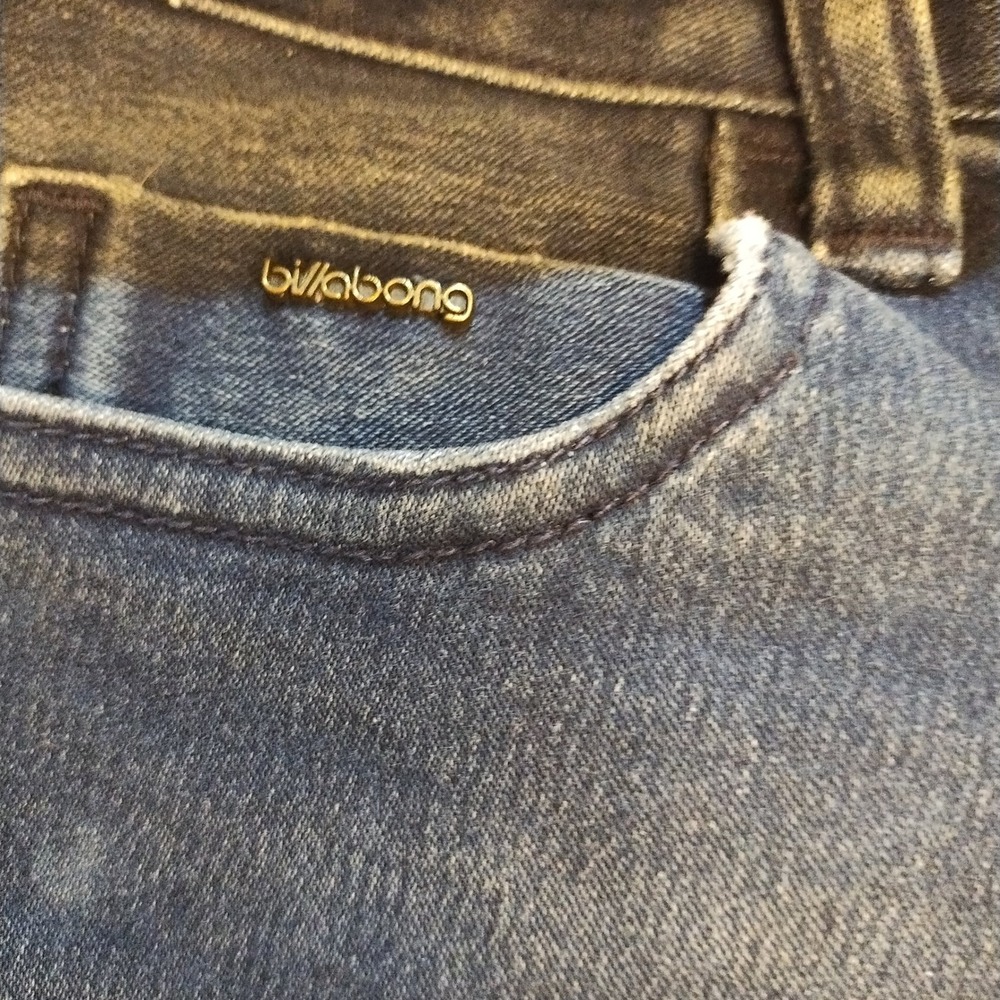 Billabong The Legging‎ Dark Wash Skinny Jeans Womens Size 5 Low Rise - Picture 6 of 8